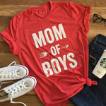 MOM OF BOYS Print Tees