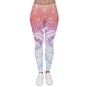 Aztec Round Ombre Leggings