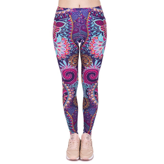 Aztec Round Ombre Leggings