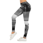 Leaf Printing Fitness Leggings