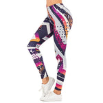 Leaf Printing Fitness Leggings