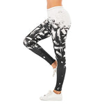 Leaf Printing Fitness Leggings