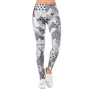 Leaf Printing Fitness Leggings