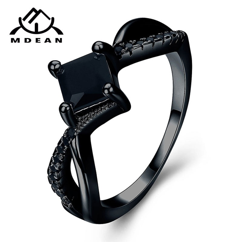 Black Color Rings for Women